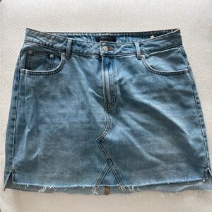 Dynamite Blue Denim Mini Skirt